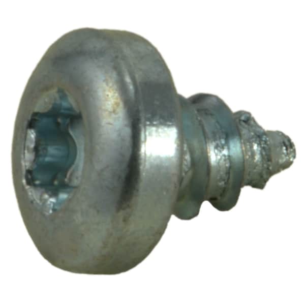 Midwest Fastener Sheet Metal Screw, #8 x 1/4 in, Zinc Plated Steel Pan Head Torx Drive, 50 PK 37061 - main